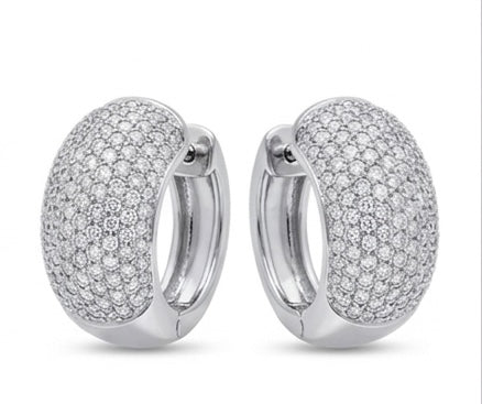Arracaditas con Diamantes Naturales