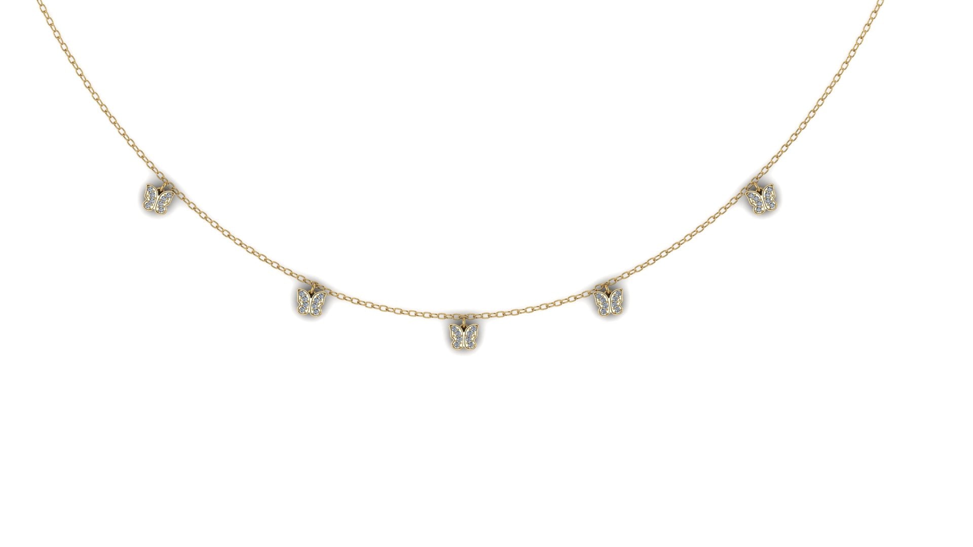 Collar de  diamantes - Luna