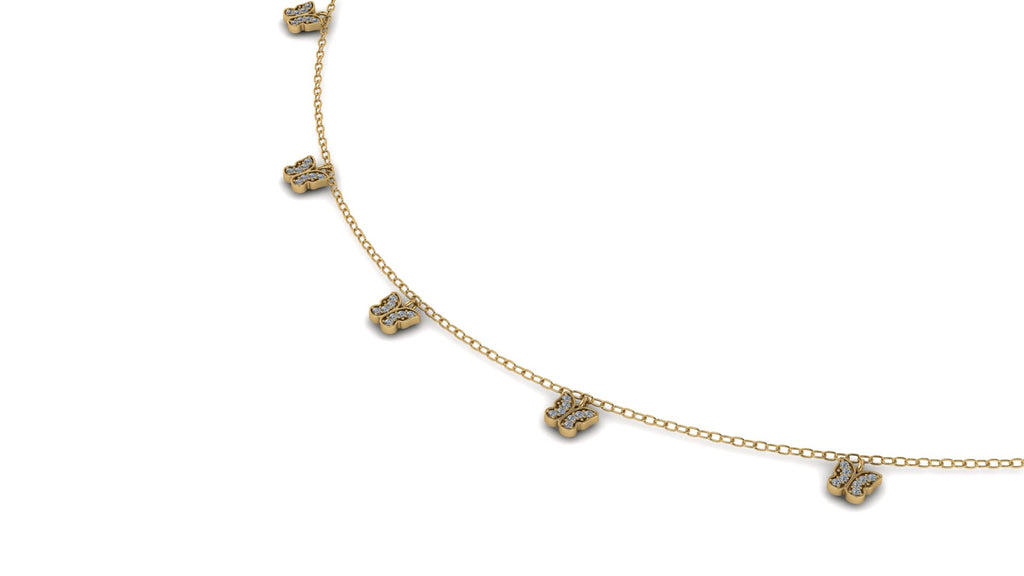 Collar de  diamantes - Luna