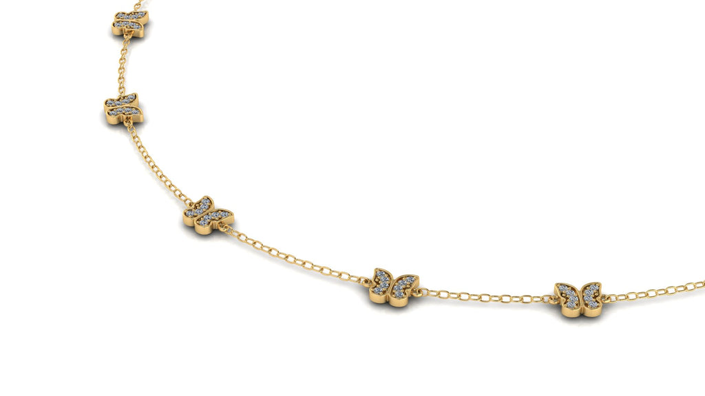 Collar de  diamantes - Luna