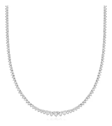 Collar tennis Rivera con diamantes en degradado - Alexandra