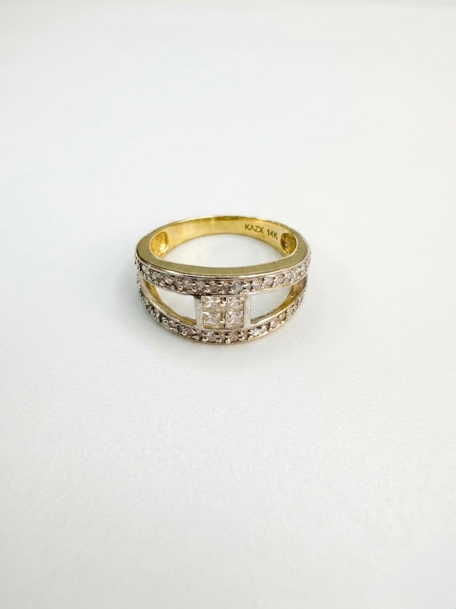 Anillo Tipo Art Decó