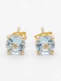 Aretes Aquamarina
