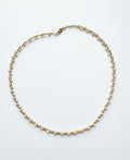 Collar de Oro y Perlas Trenzadas