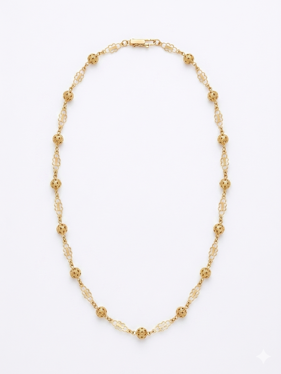 Collar con Bolitas