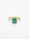 Anillo Solitario de Esmeralda
