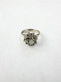 Anillo Flor con Brillantes