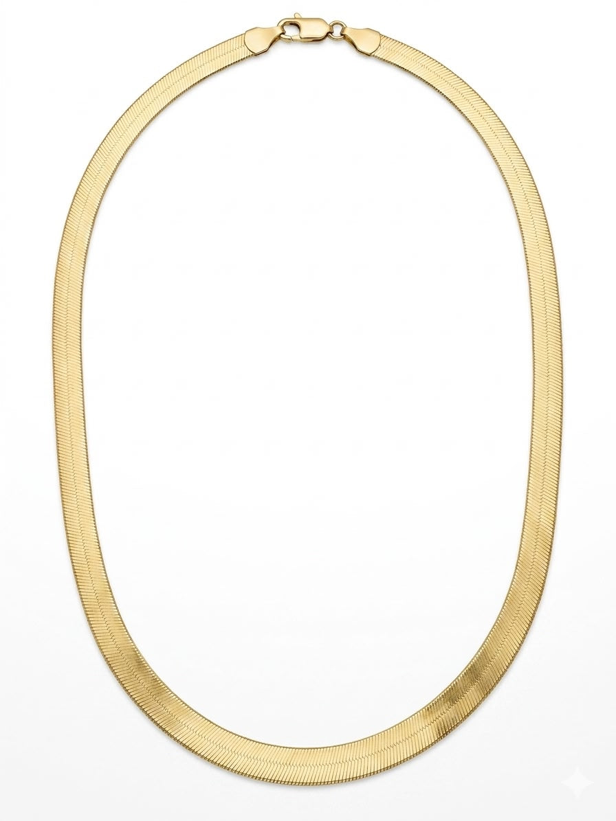 Cadena de Oro Planchada