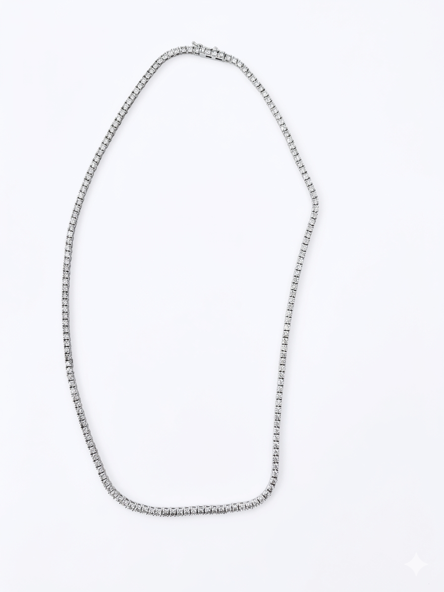 Collar Tennis Blanco