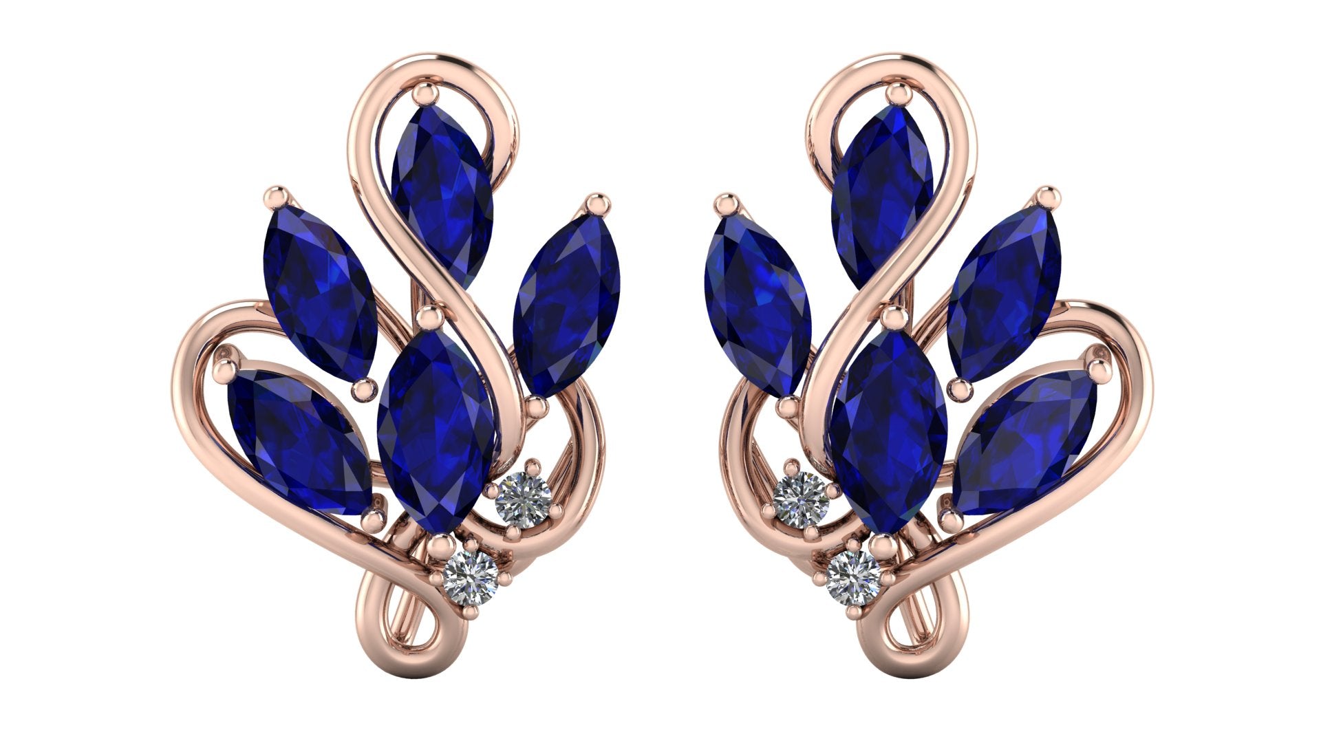 Aretes de zafiro - Renata