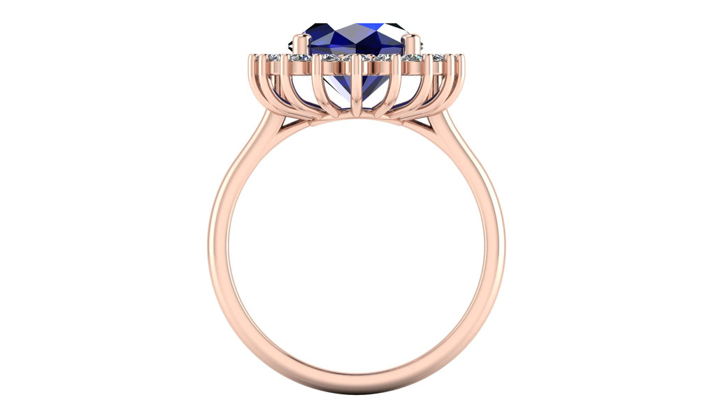 Anillo de compromiso clasico Lady Di