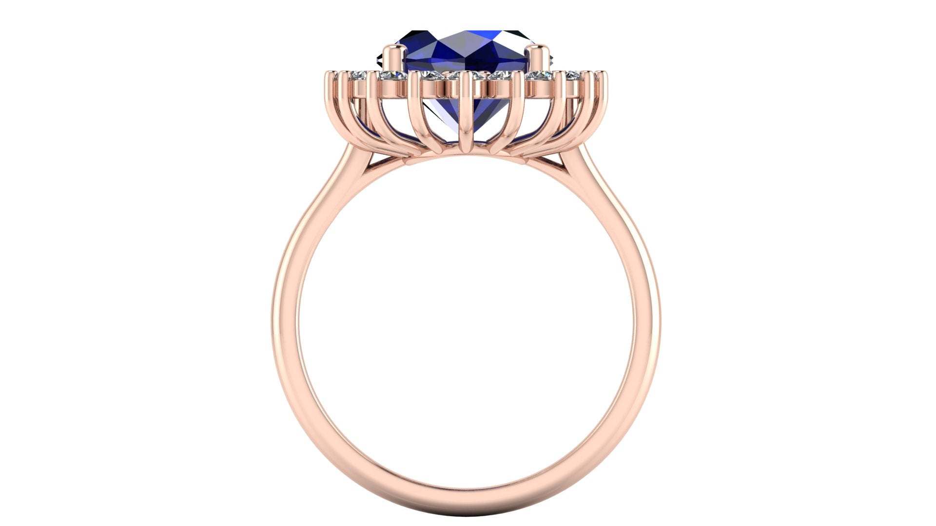 Anillo de compromiso clasico Lady Di