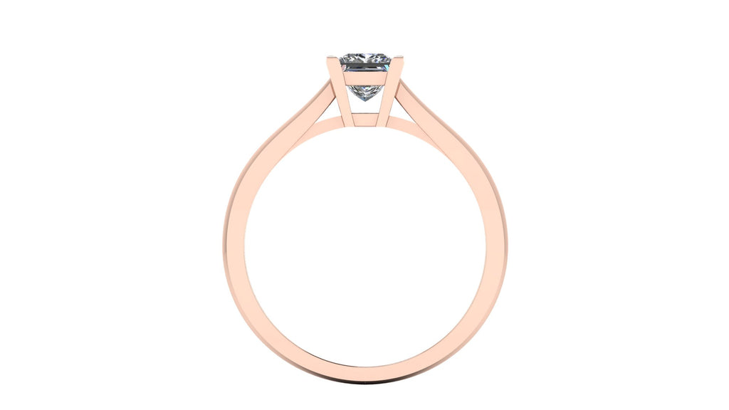 Anillo de compromiso solitario corte princesa - Rodrigo