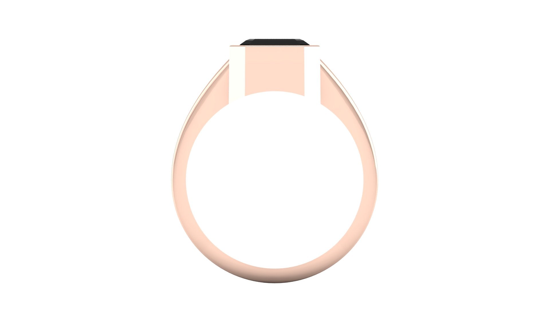 Anillo de hombre bicelado con ónix - Raul