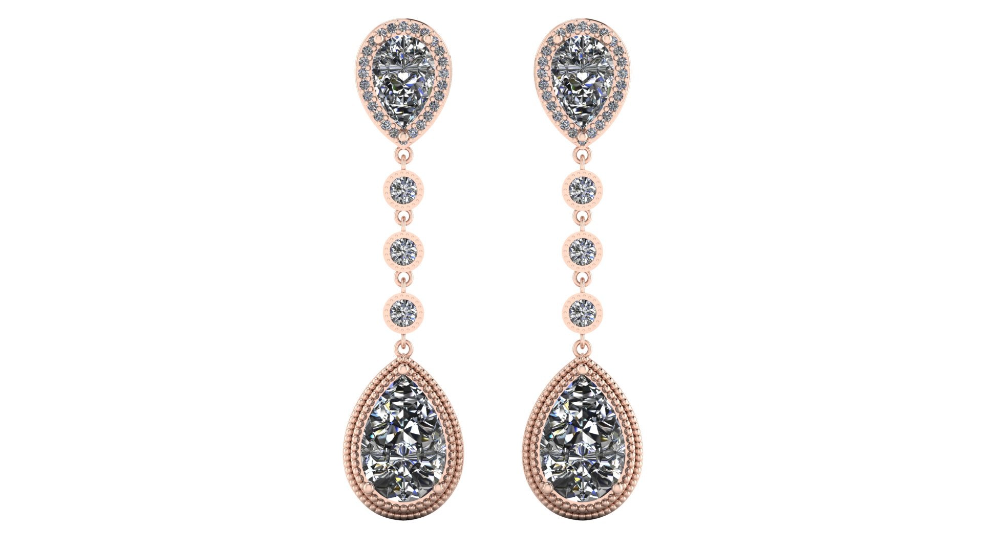 Aretes de diamantes - Martina