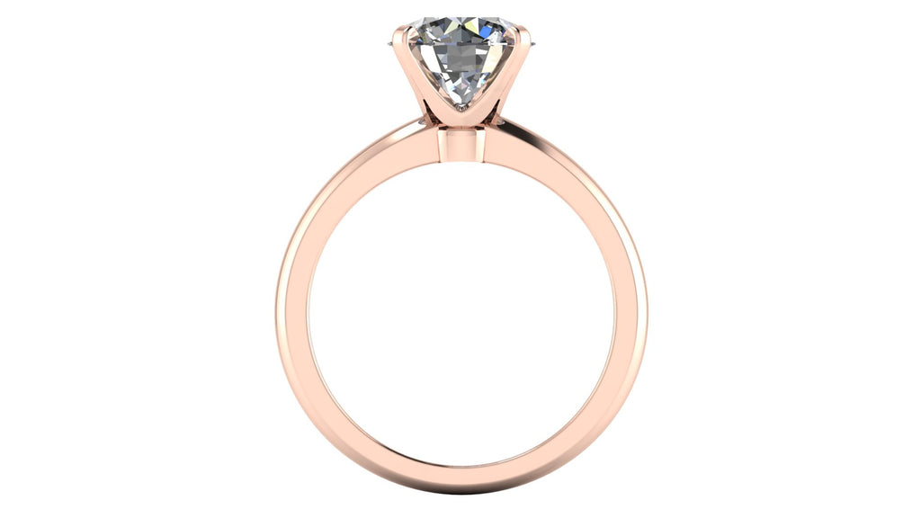Anillo de compromiso solitario redondo -  Maximiliano
