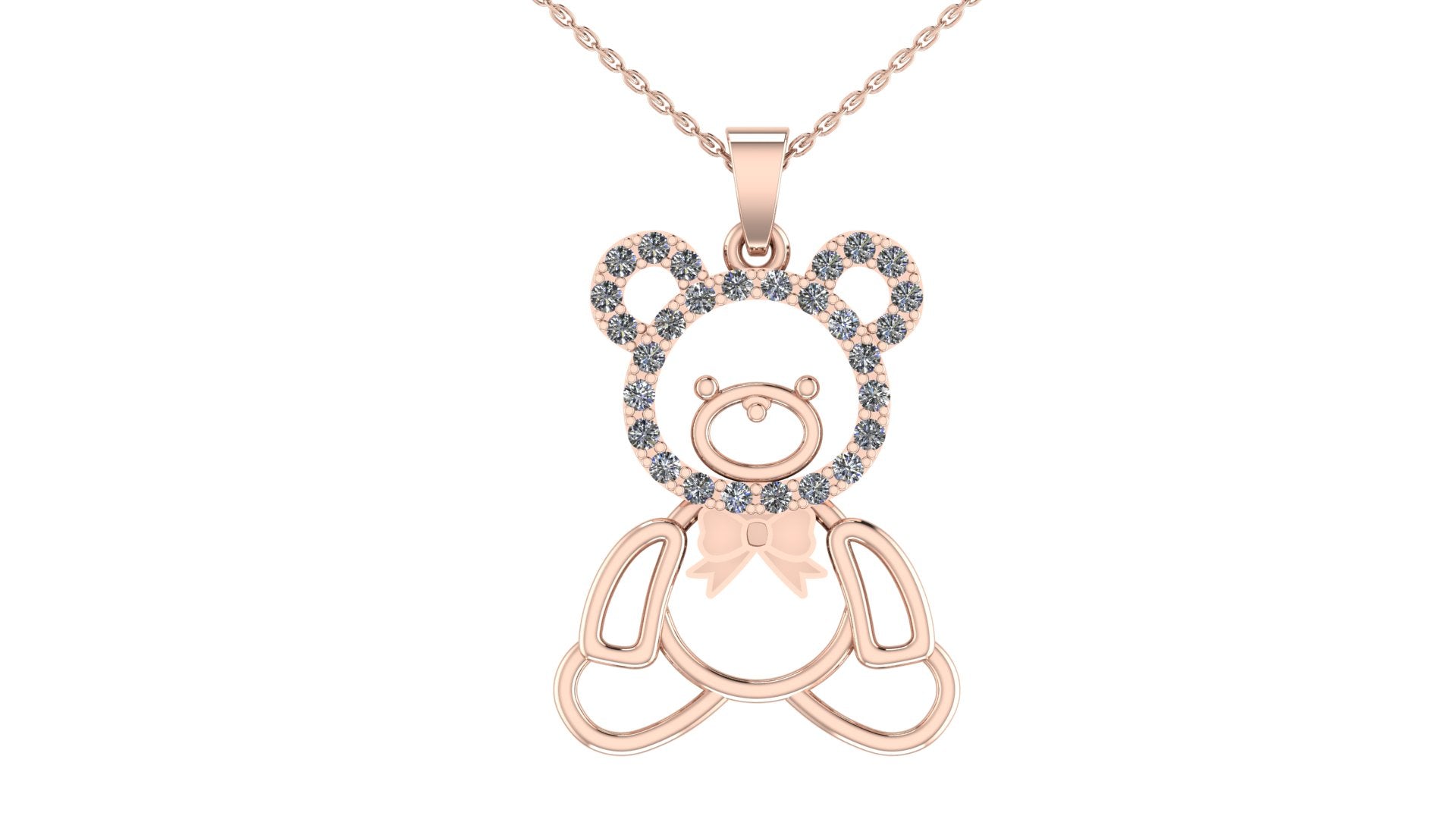 Dije de oso con diamantes - Ariadna