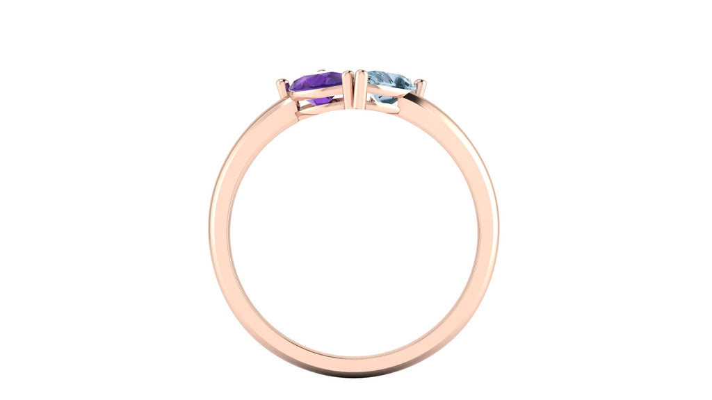Anillo toi et moi - Marienne