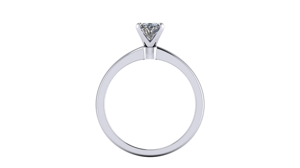 Anillo de compromiso solitario ovalado -  Victor