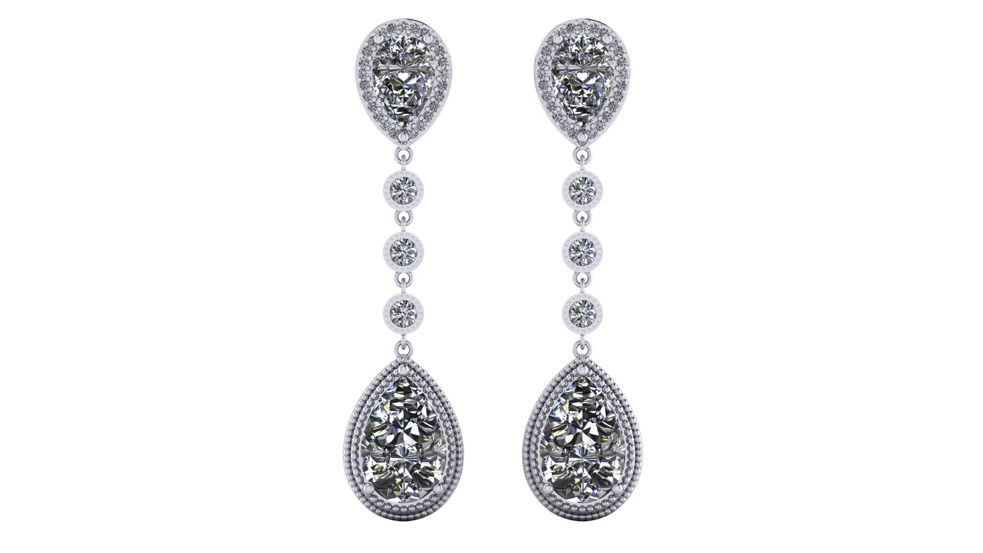 Aretes de diamantes - Martina