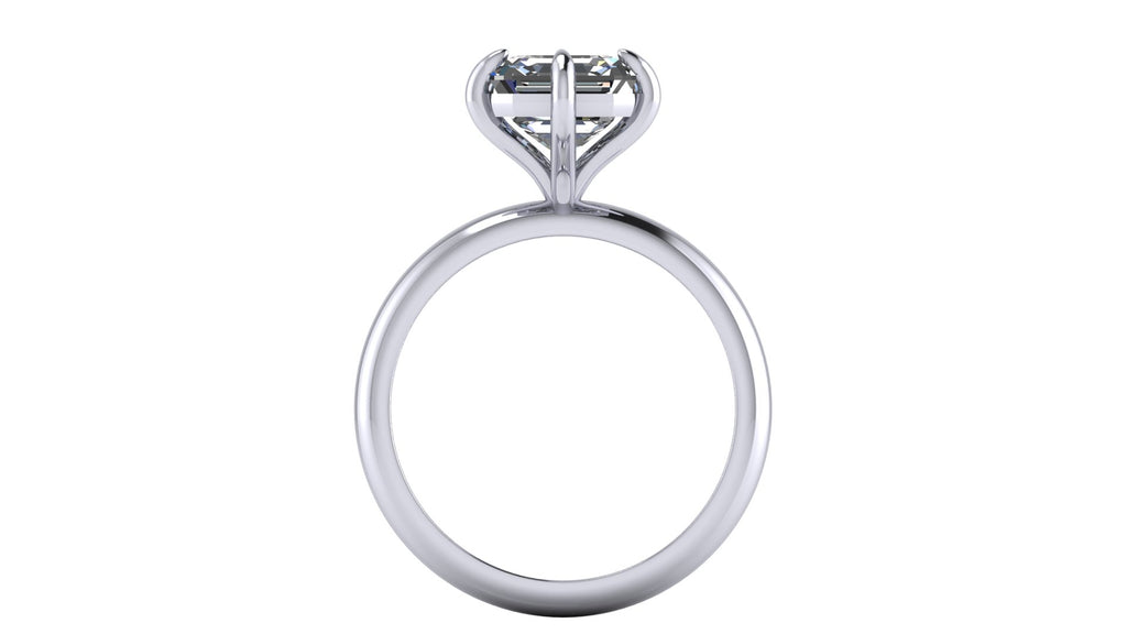 Anillo de compromiso solitario ascher - Adrian
