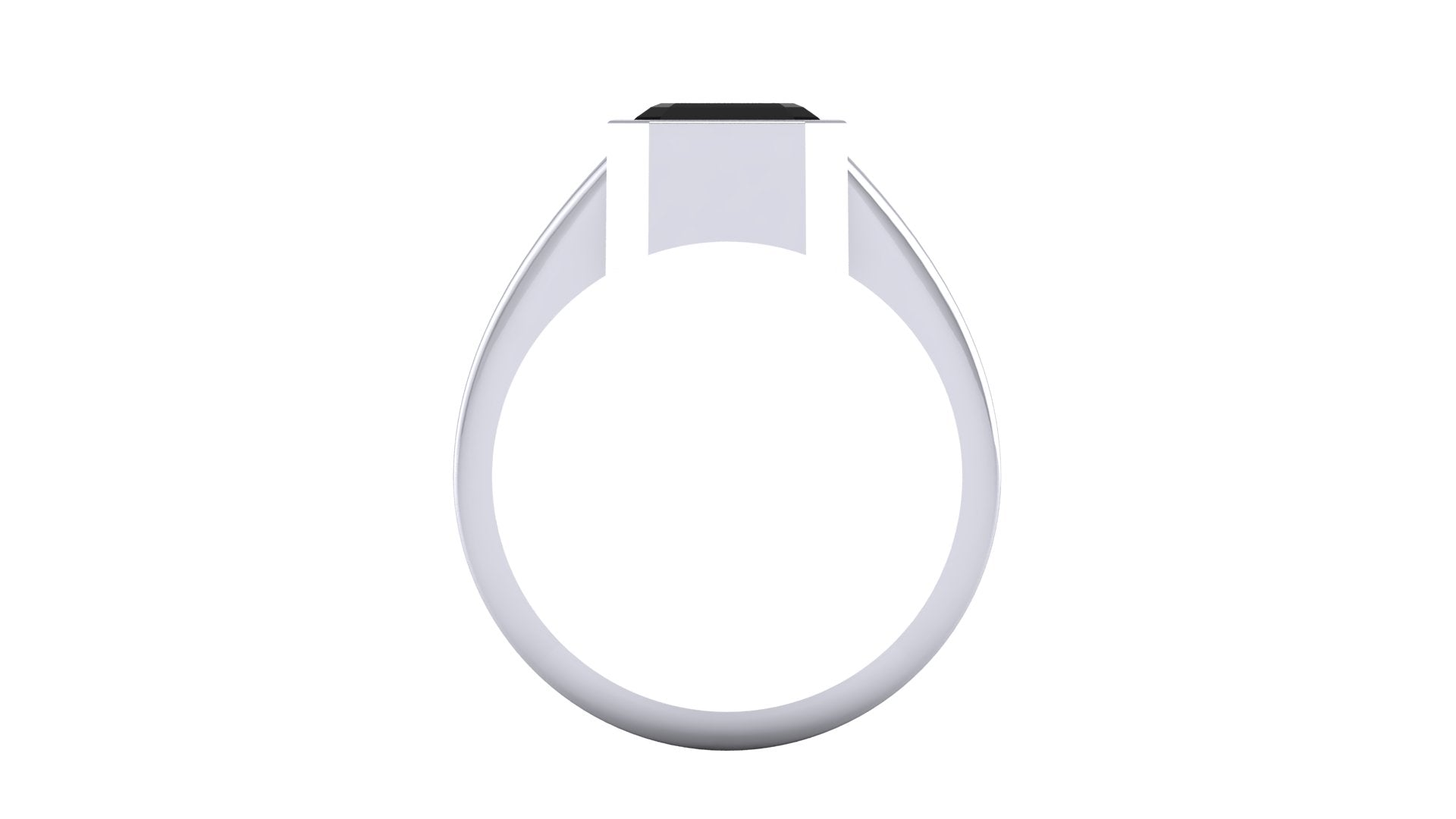 Anillo de hombre bicelado con ónix - Raul