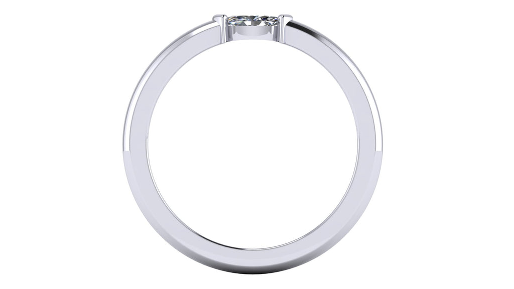 Anillo de diamante cortemarquise - Cinthia