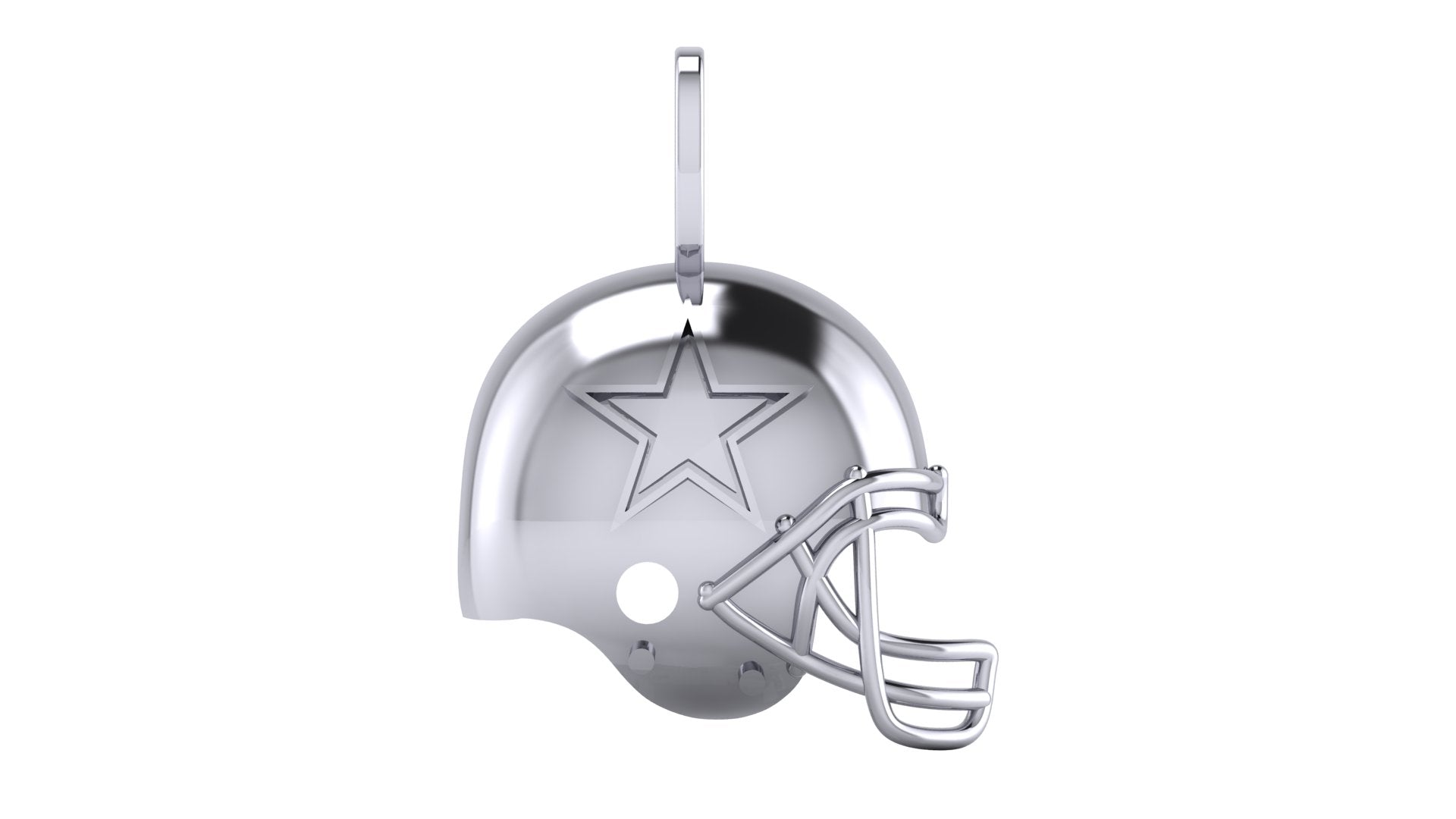 Dije de casco de futbol americano  "Cowboys"