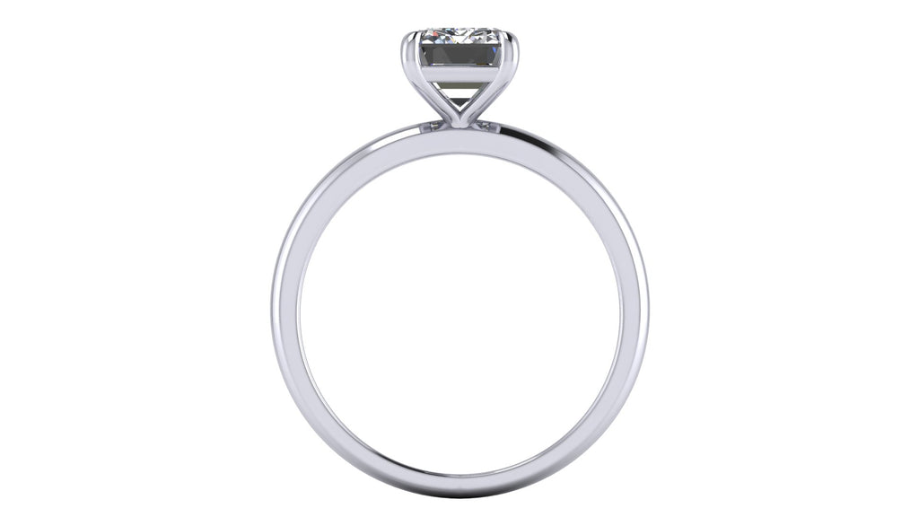 Anillo de compromiso solitario esmeralda - Mariano