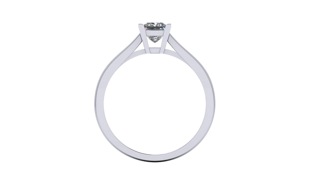 Anillo de compromiso solitario corte princesa - Rodrigo
