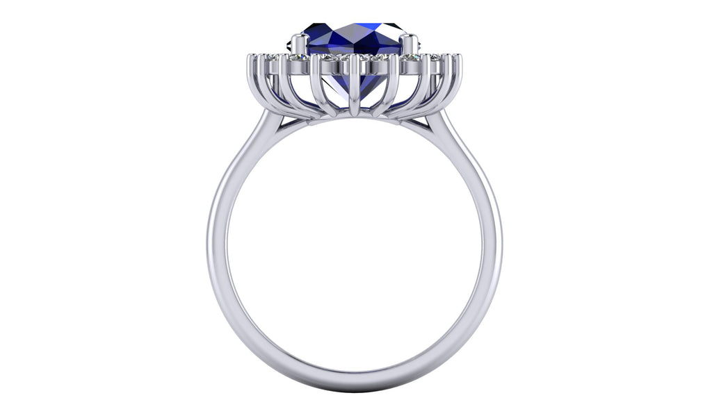 Anillo de compromiso clasico Lady Di