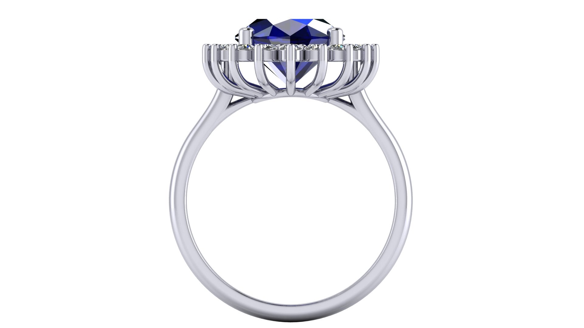 Anillo de compromiso clasico Lady Di