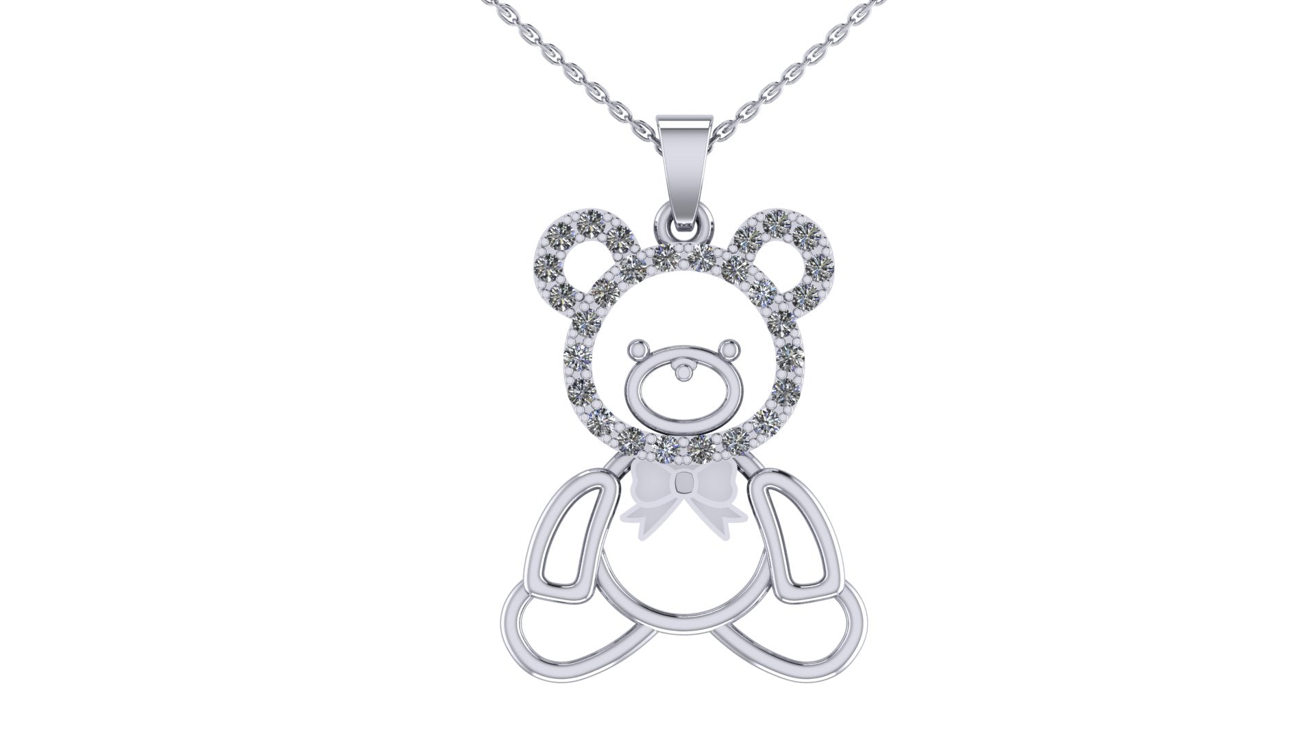 Dije de oso con diamantes - Ariadna