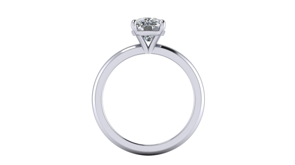 Anillo de compromiso solitario corte cushion - Gabriel