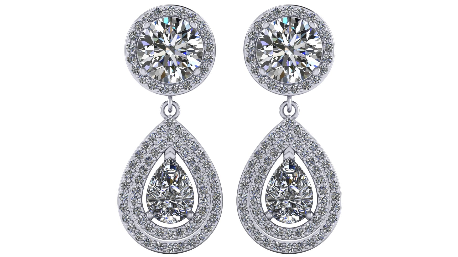 Aretes de diamantes - Ana