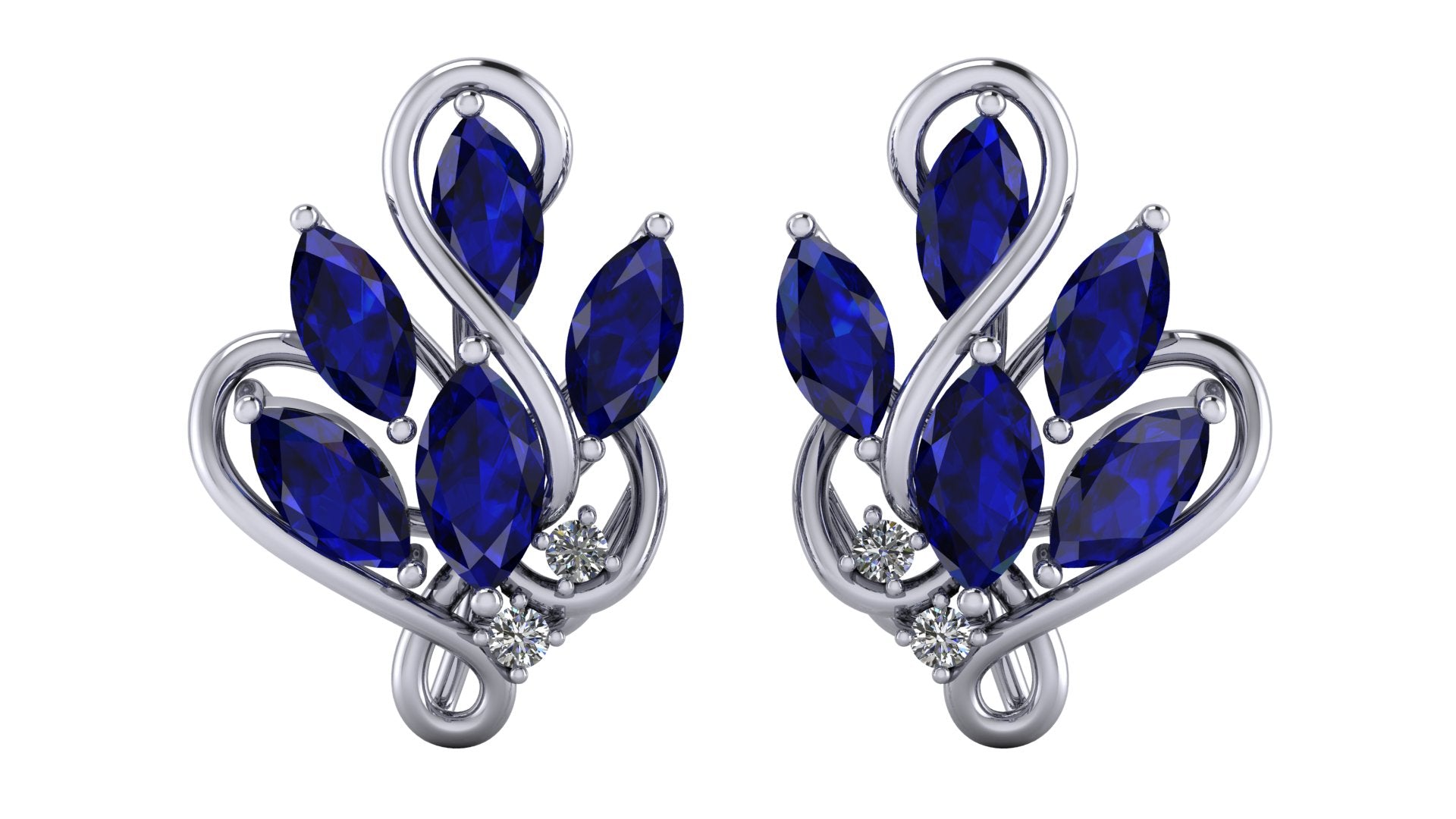 Aretes de zafiro - Renata