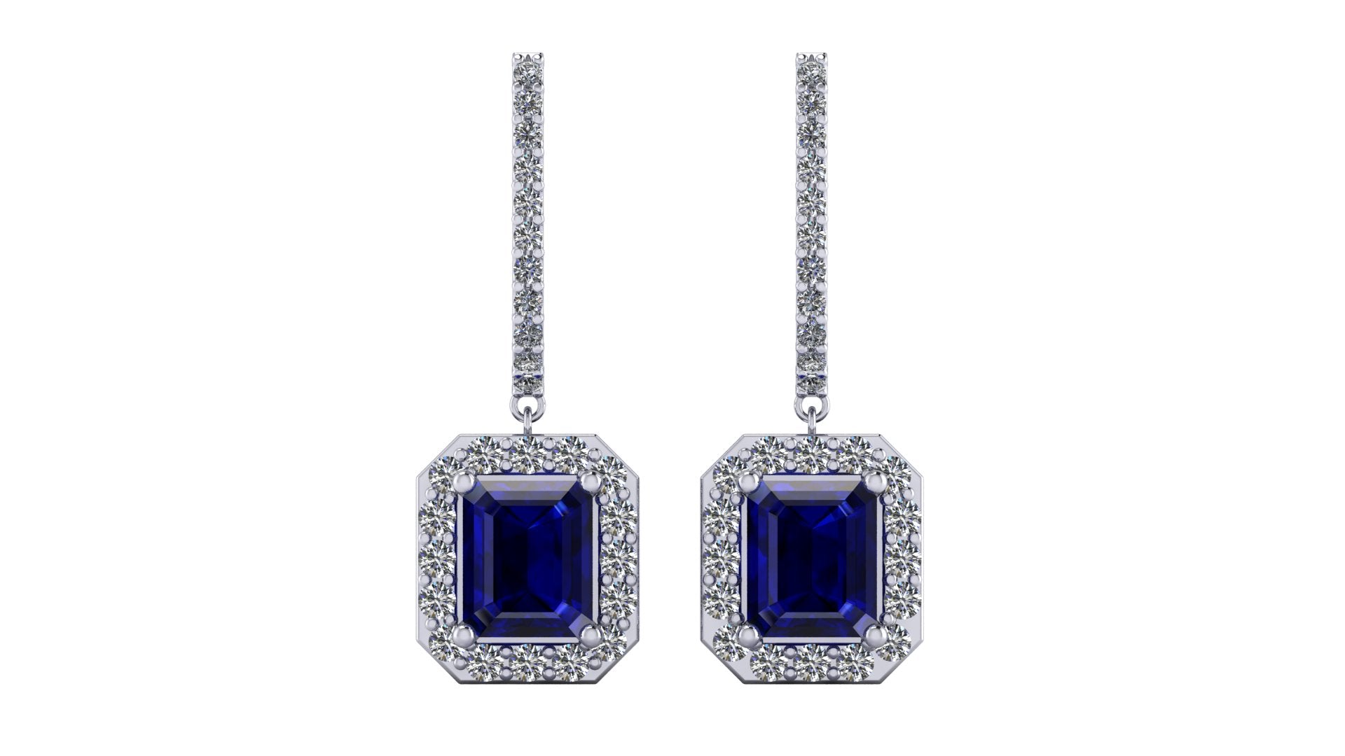 Aretes de diamante - Ximena