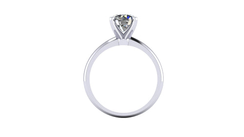 Anillo de compromiso solitario redondo -  Enrique