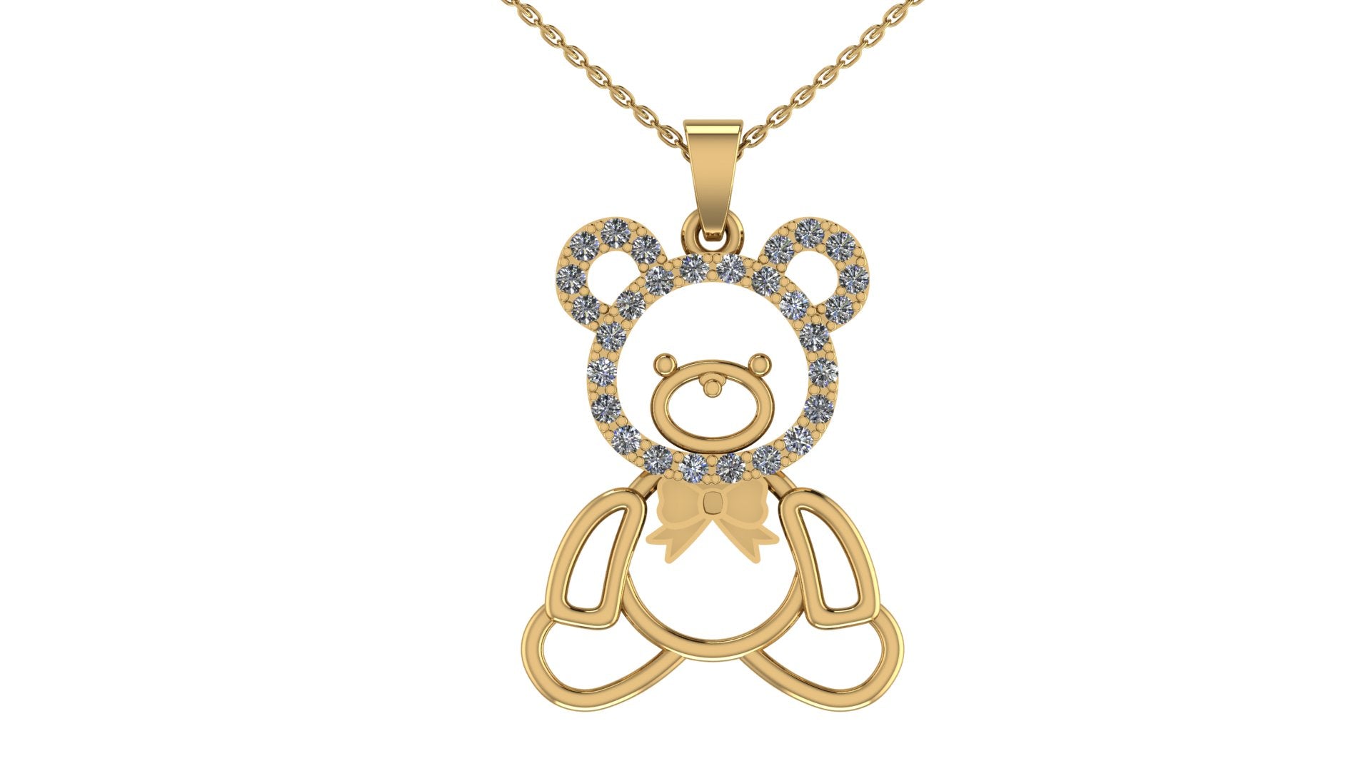 Dije de oso con diamantes - Ariadna