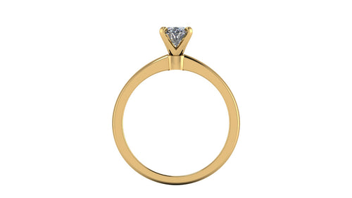 Anillo de compromiso solitario ovalado -  Victor