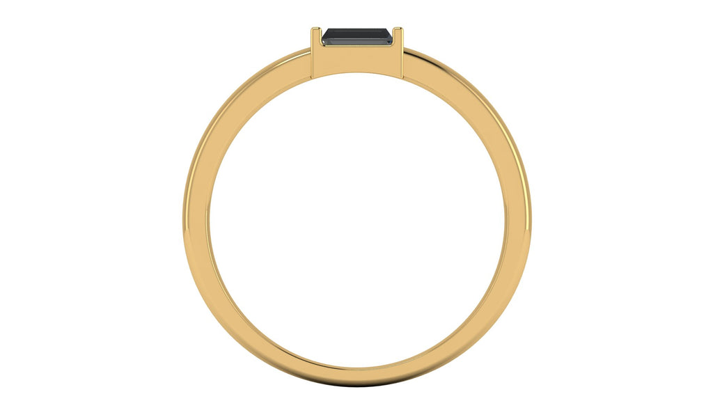 Anillo de diamante corte baguette - Cecilia