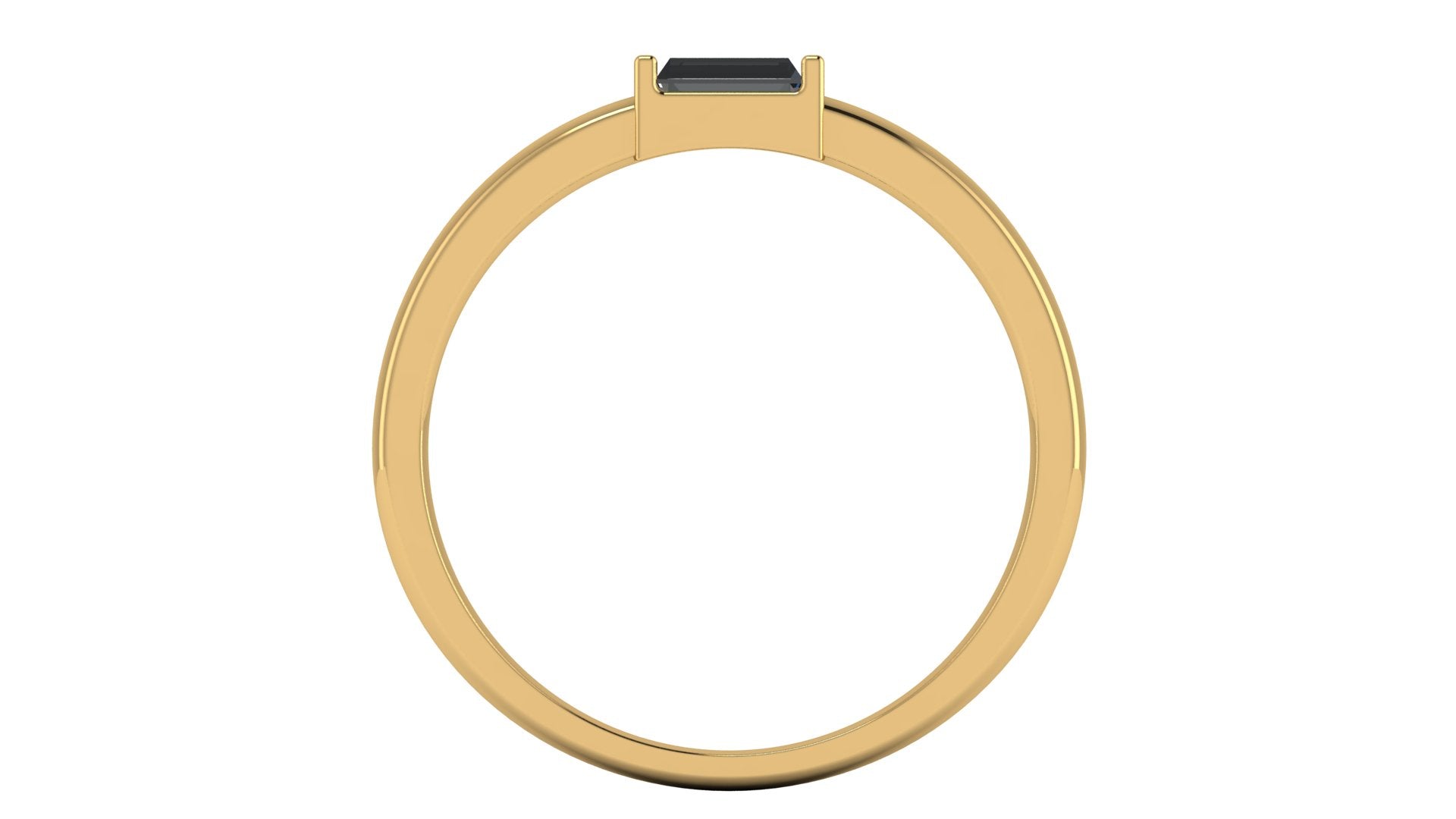 Anillo de diamante corte baguette - Cecilia