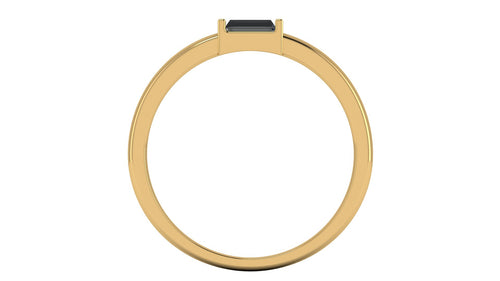 Anillo de diamante corte baguette - Cecilia