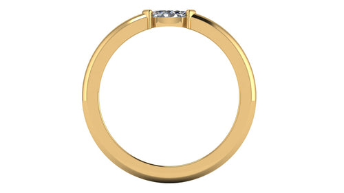 Anillo de diamante cortemarquise - Cinthia