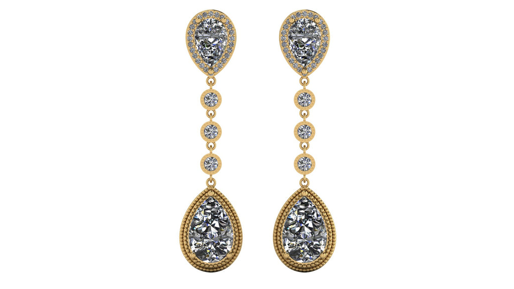 Aretes de diamantes - Martina