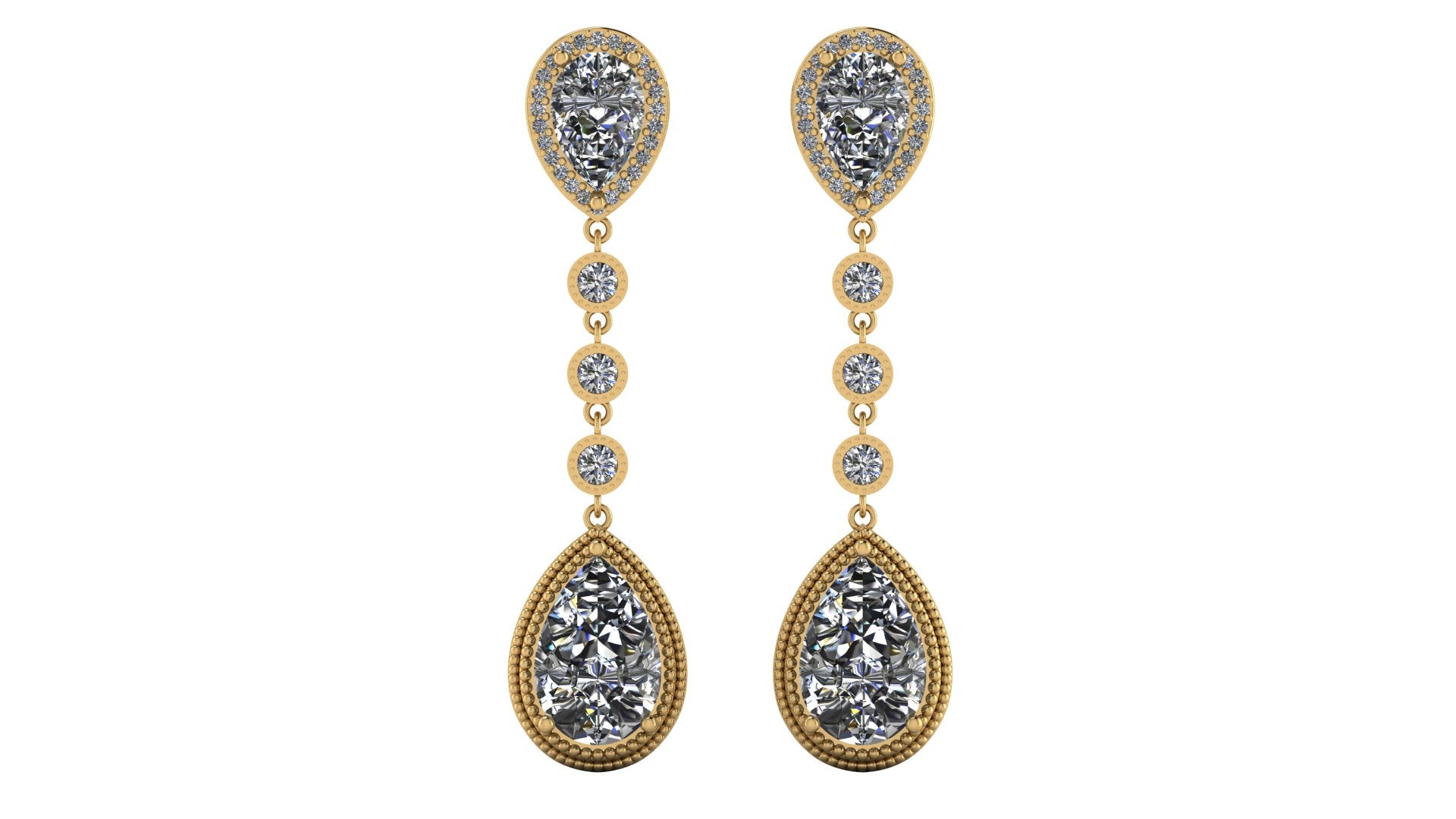 Aretes de diamantes - Martina