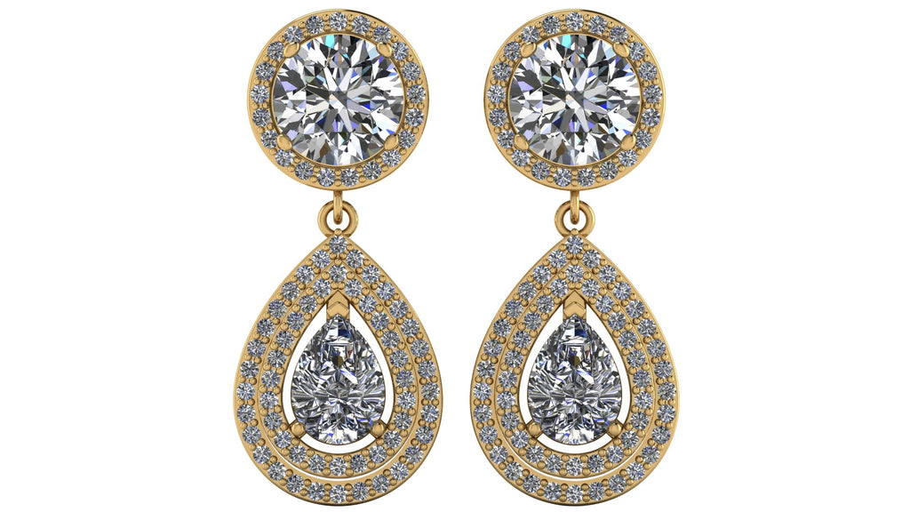Aretes de diamantes - Ana