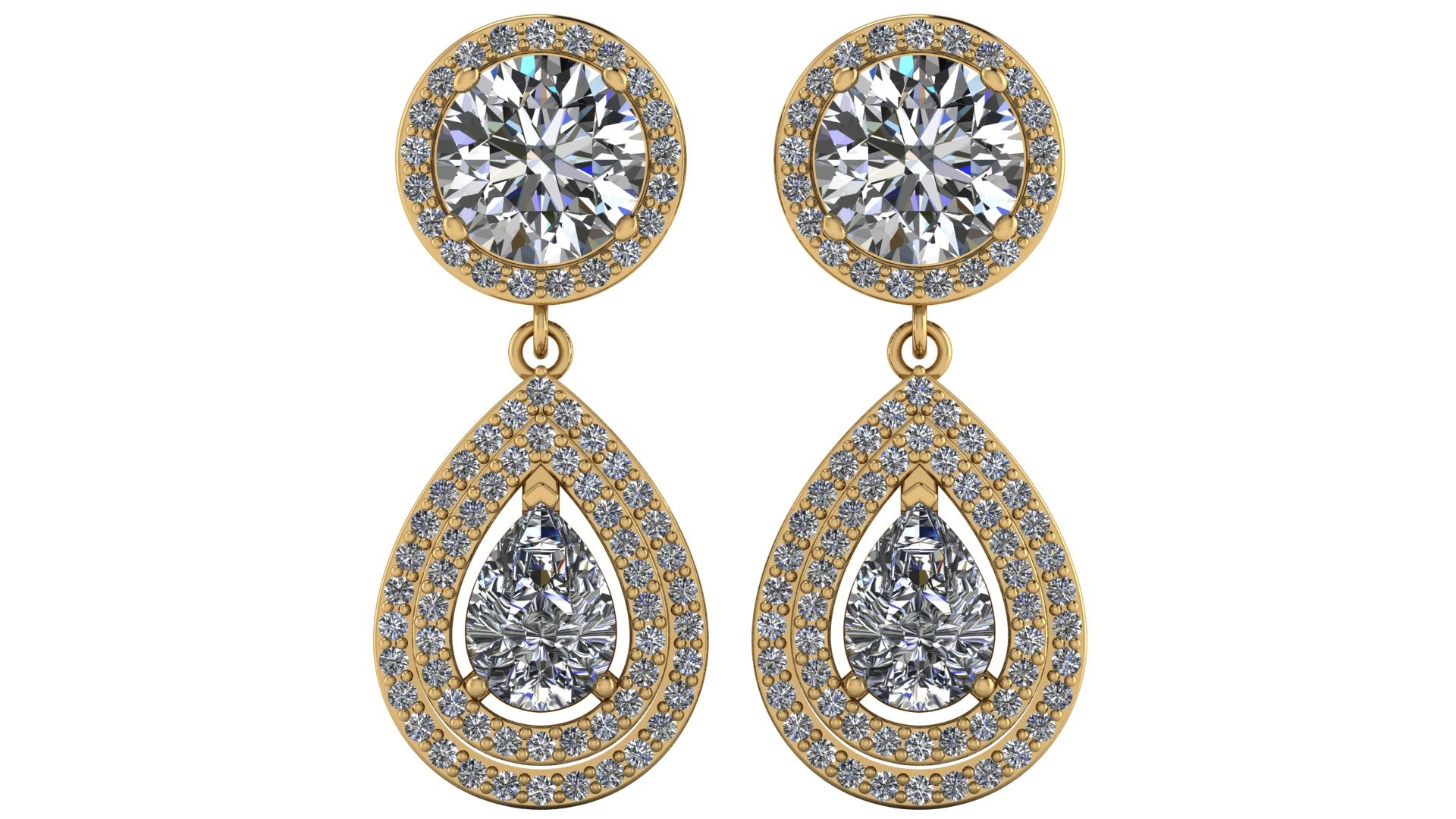 Aretes de diamantes - Ana