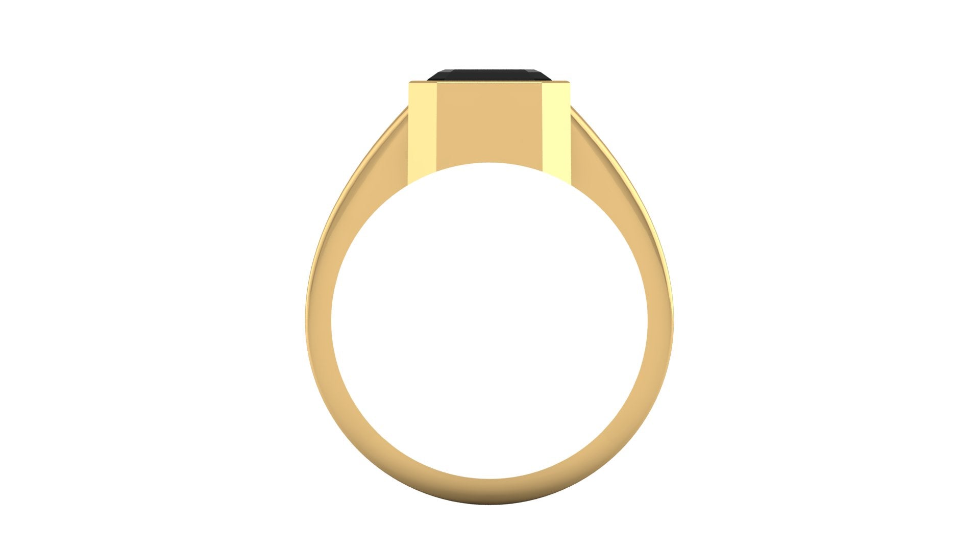 Anillo de hombre bicelado con ónix - Raul