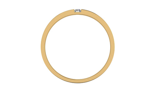 Anillo de compromiso solitario baguette - Hector